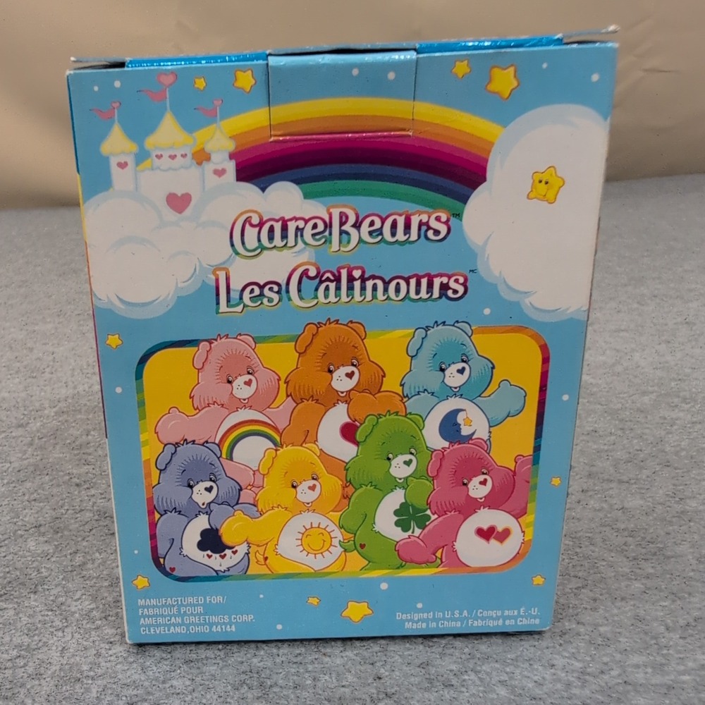 2005 Care Bears Bedtime Bear Ornament Les Calinours Blue Moon Star NOS - Picture 3 of 6